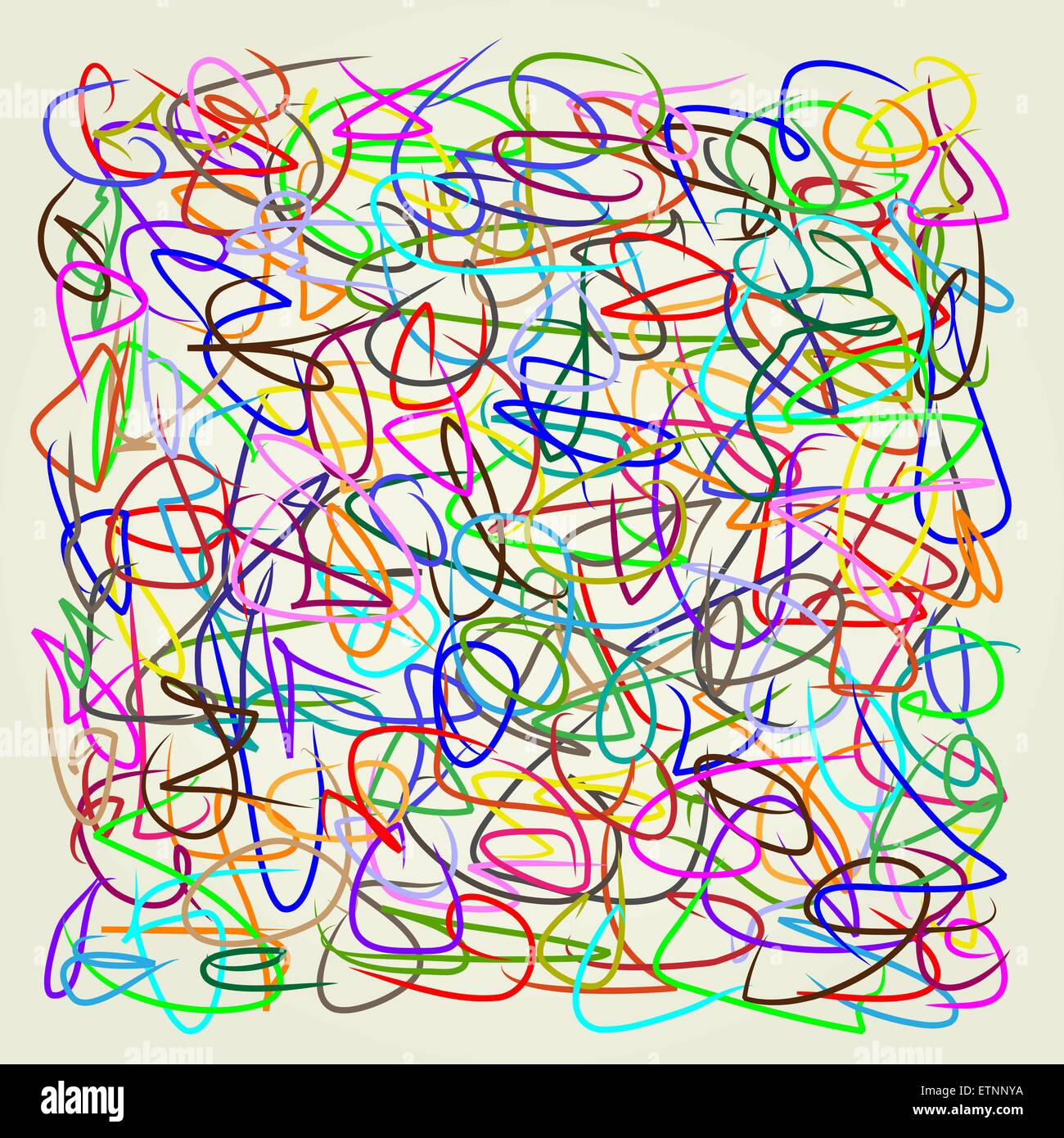 Abstract Lines Art Vector Illustration Stock Vector Image Art Alamy