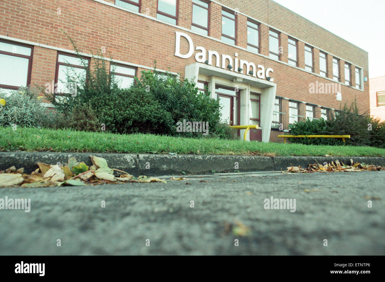 The Dannimac factory on Southbank Road, Middlesbrough. 29th October 1996. Stock Photo