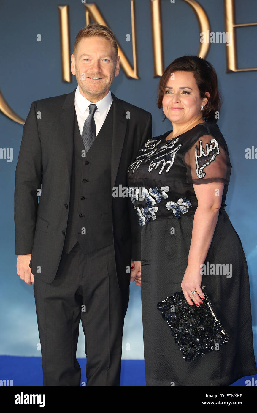 Kenneth branagh and wife lindsay brunnock hi res stock photography and