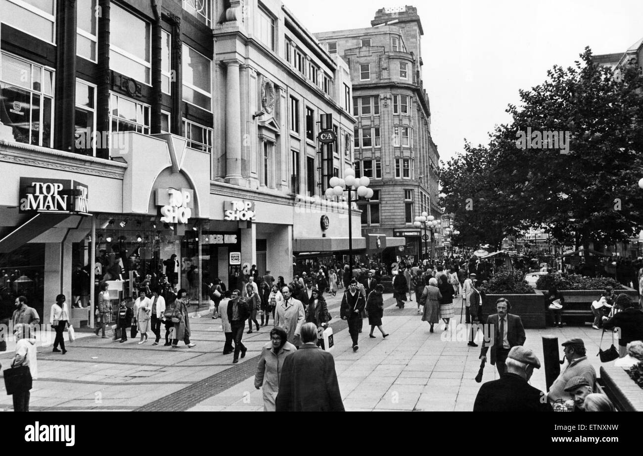 Church Street, one of Liverpool's shopping areas. Church Street