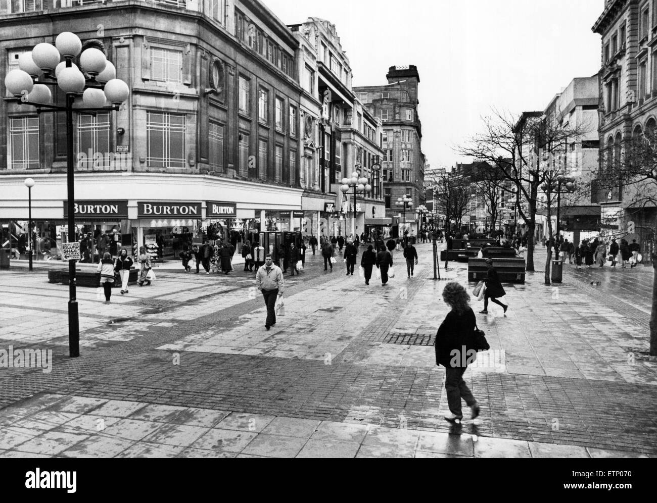 Church Street, one of Liverpool's shopping areas. Church Street
