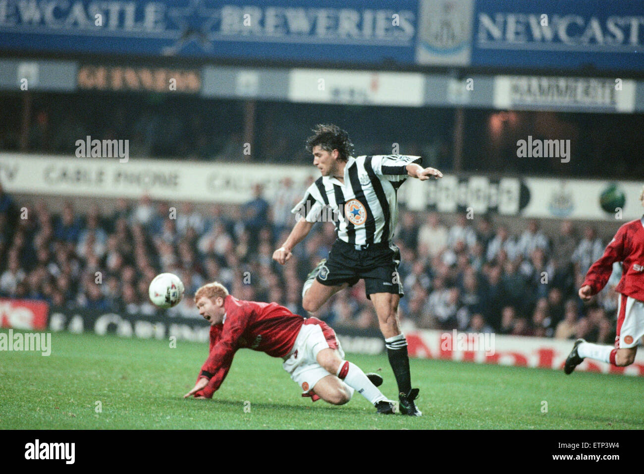 Newcastle United v Manchester United. Final Score 50 to Newcastle