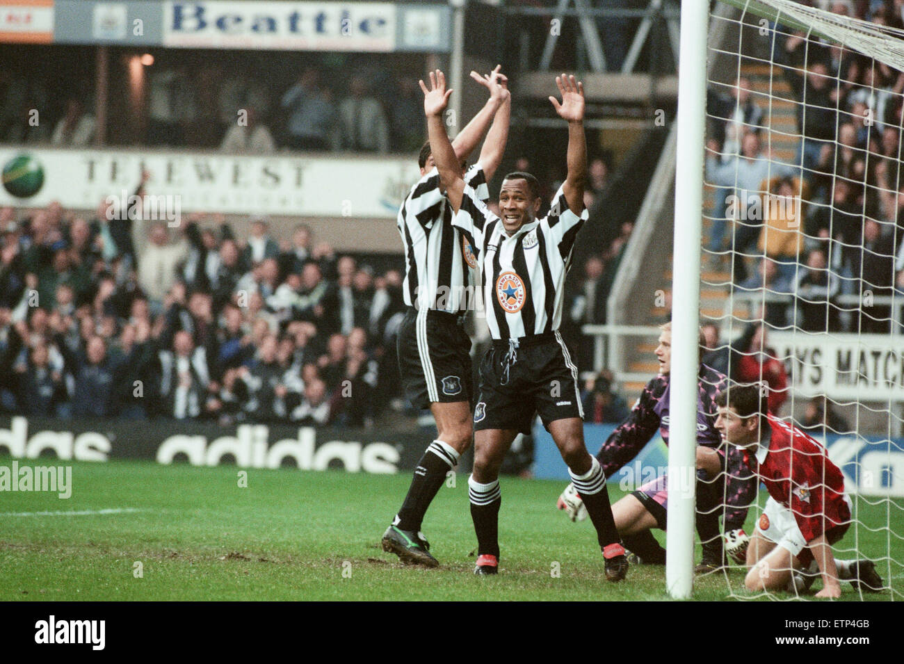Newcastle United v Manchester United. Final Score 50 to Newcastle