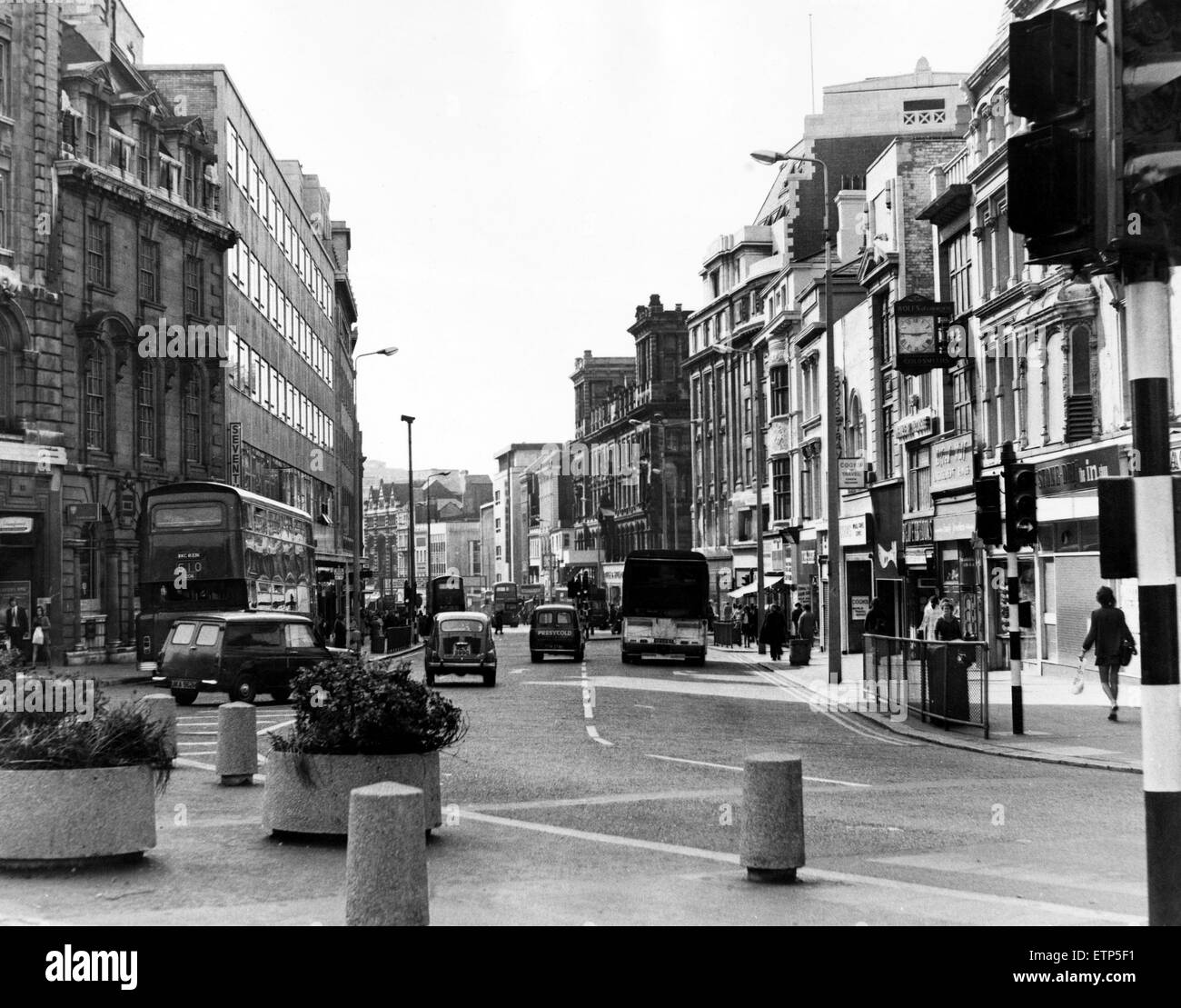 Church Street, one of Liverpool's shopping areas. Church Street, Liverpool, Merseyside. May 1972