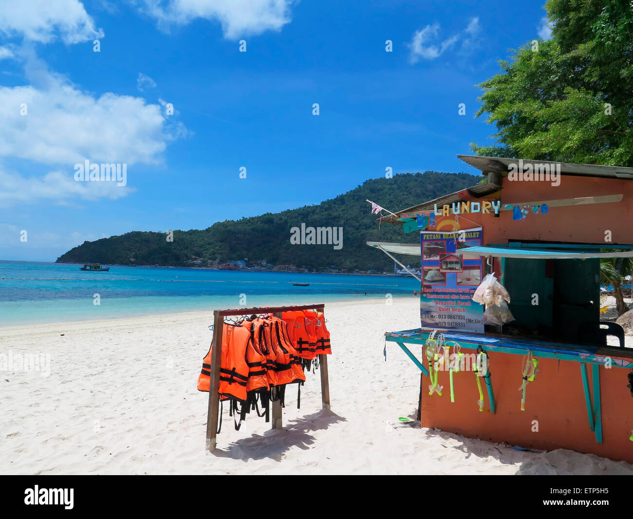 Snorkeling station at Pulau Perhentian Besar, Perhentian Islands