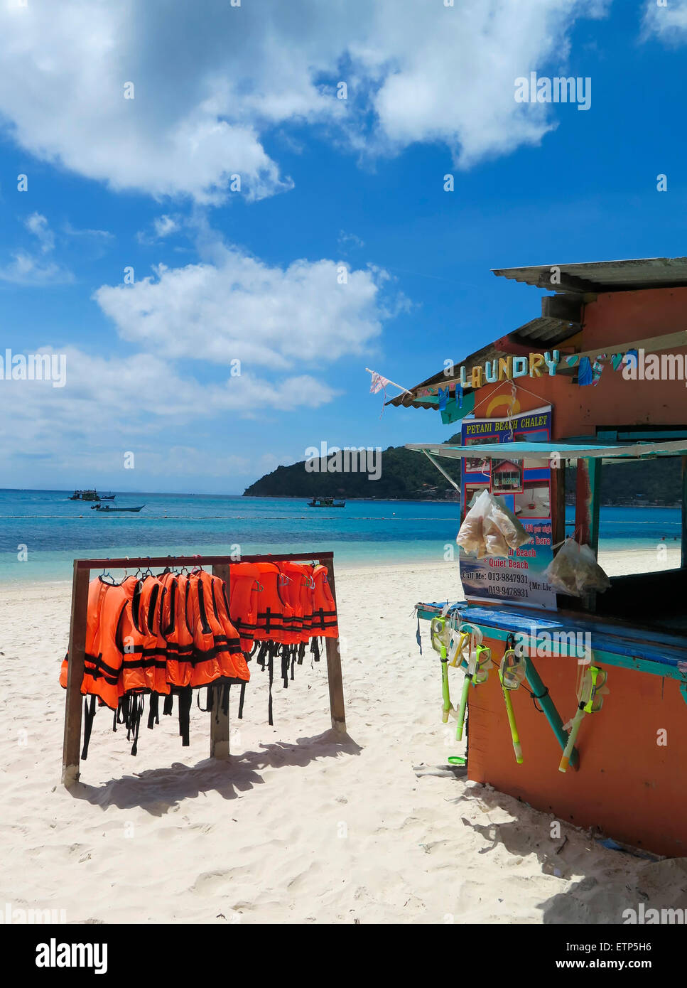 Snorkeling station at Pulau Perhentian Besar, Perhentian Islands