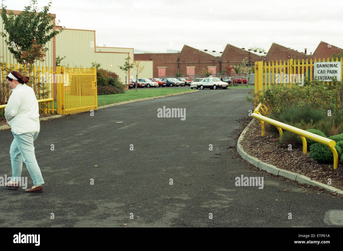 The Dannimac factory on Southbank Road, Middlesbrough. 29th October 1996. Stock Photo