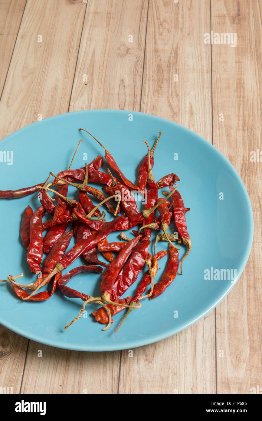 Dried Red Chili, Thai Food Ingredient Stock Photo Alamy
