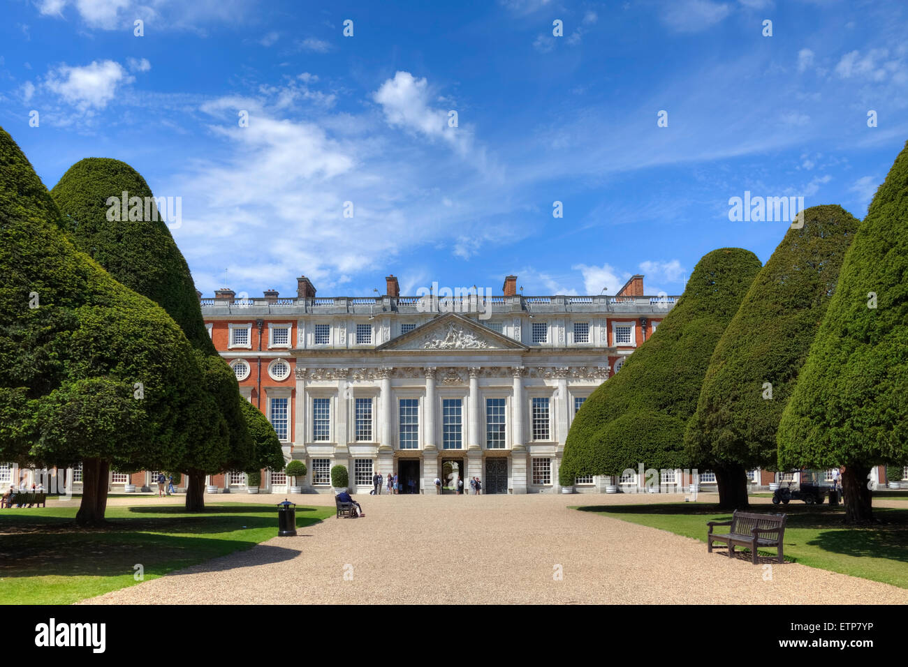 Hampton Court Palace, Richmond, London, England, UK Stock Photo