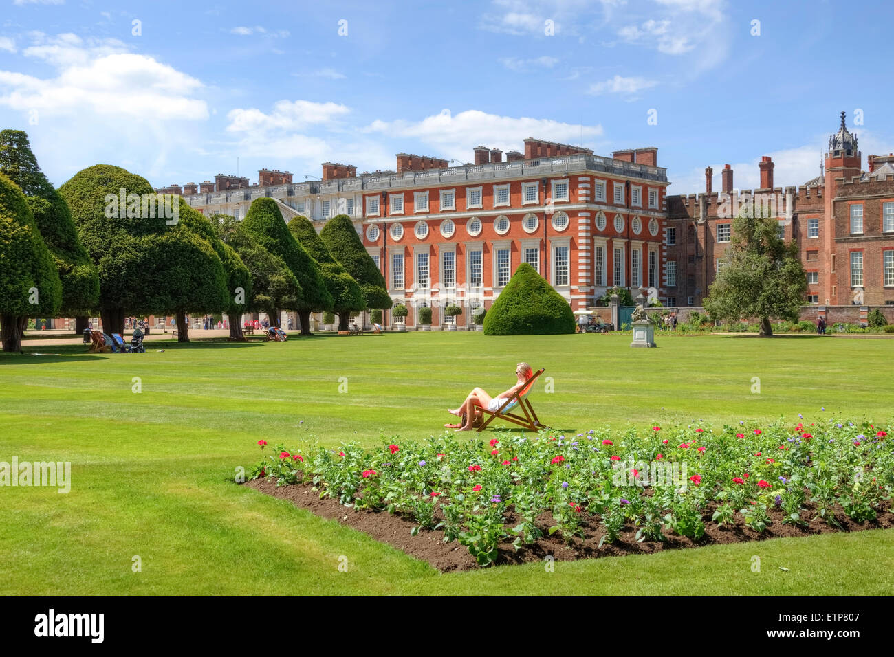 Hampton Court Palace, Richmond, London, England, UK Stock Photo