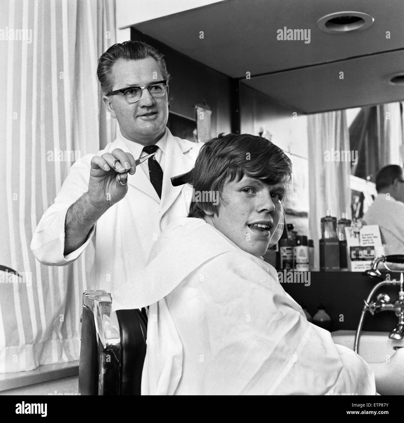 Peter Noone, lead singer of British pop group Herman Hermits, pictured