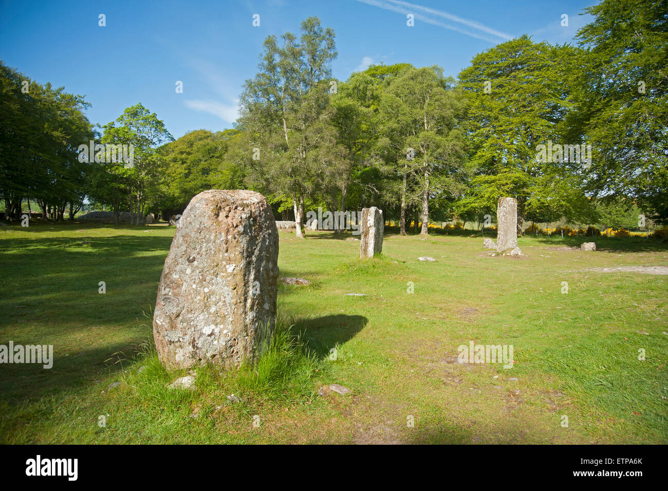 Well Preserved Scottish Neolithic site of Passage Graves and Ring standing stones, Clava