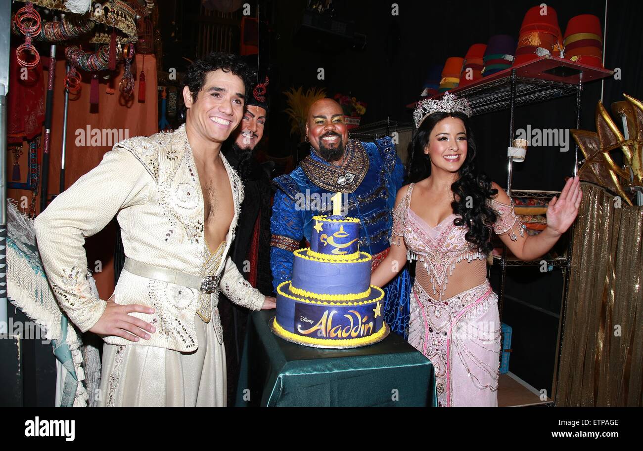 Broadway-Disney's Aladdin celebrates first anniversary at the New ...