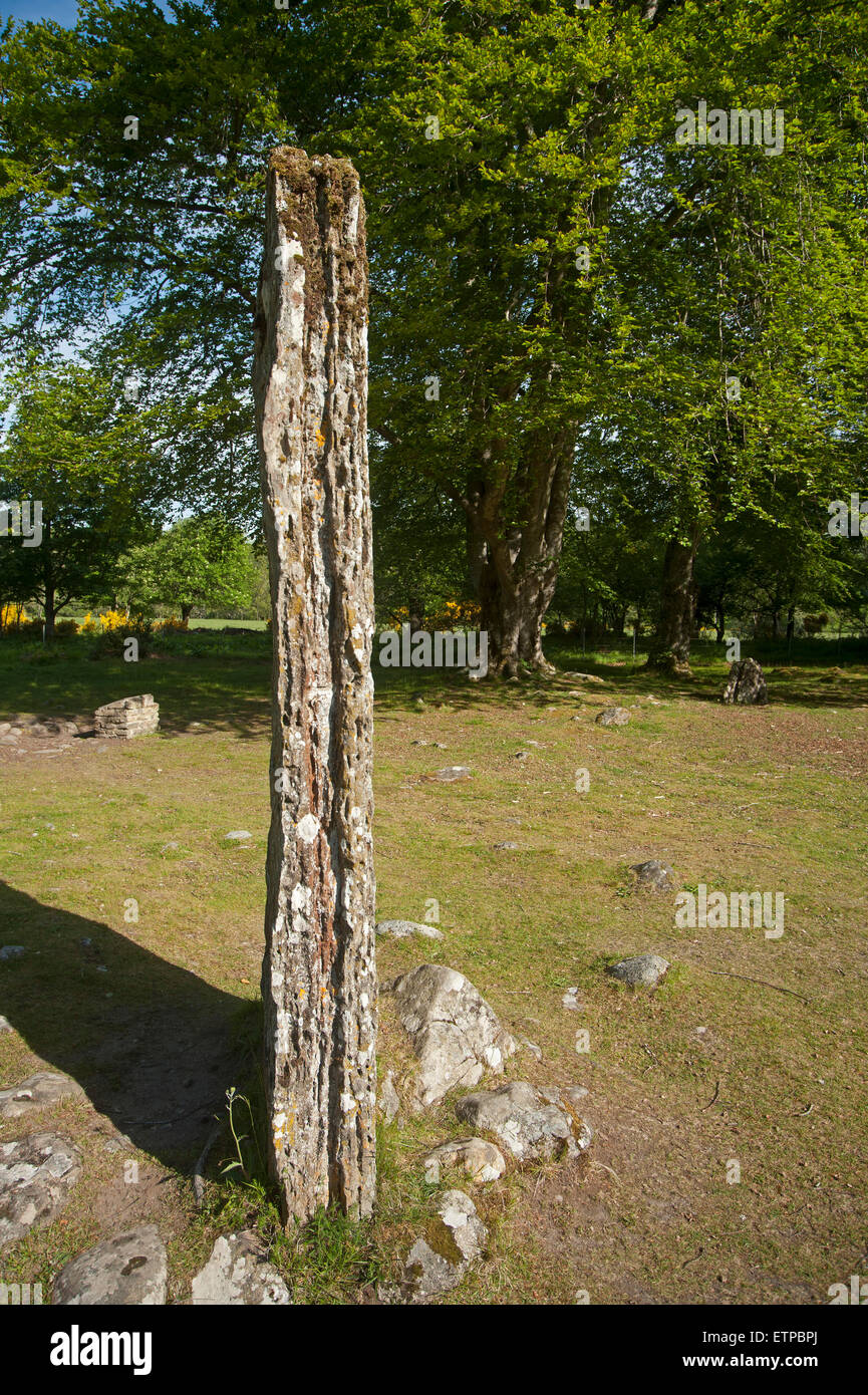 Well Preserved Scottish Neolithic site of Passage Graves and Ring standing stones, Clava, Inverness-shire. SCO 9872. Stock Photo