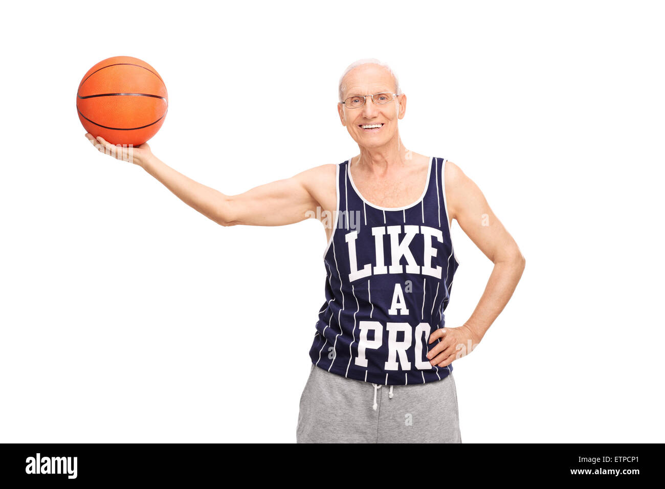 Old White Man Basketball High Resolution Stock Photography and Images -  Alamy