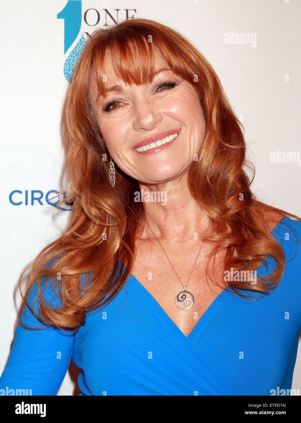 'One Night For ONE DROP' blue carpet event at 1 OAK Nightclub at The Mirage Hotel & Casino  Featuring: Jane Seymour Where: Las Vegas, Nevada, United States When: 20 Mar 2015 Credit: DJDM/WENN.com Stock Photo