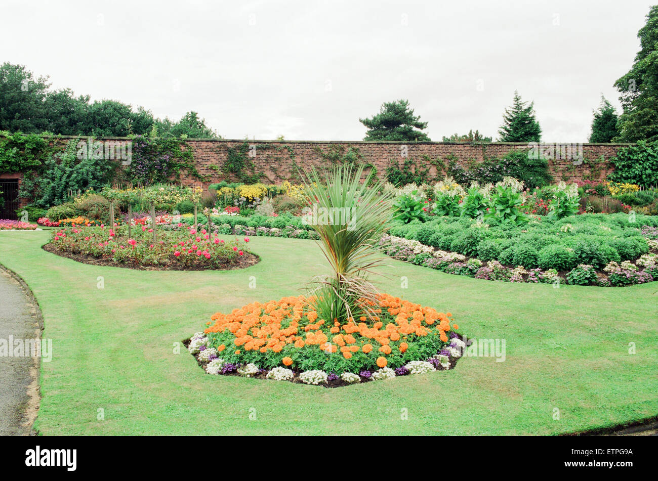Secret Garden, Reynolds Park, Woolton, Liverpool, 1st September 1994. Stock Photo