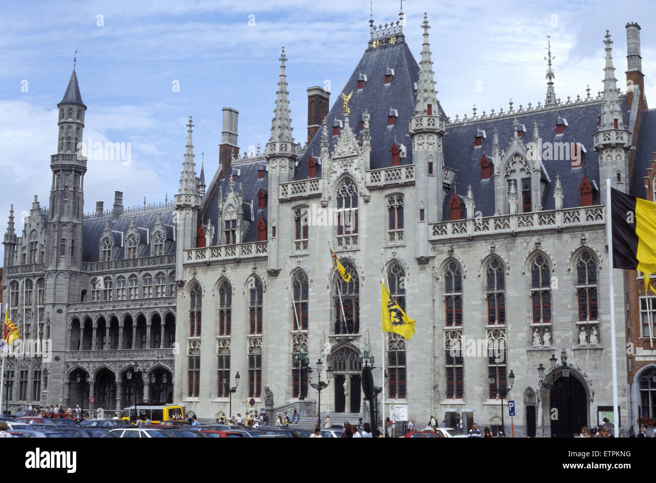 BEL, Belgium, Bruges, the Government Palace at the Market.  BEL, Belgien, Bruegge, der Provinzialhof am Markt. Stock Photo