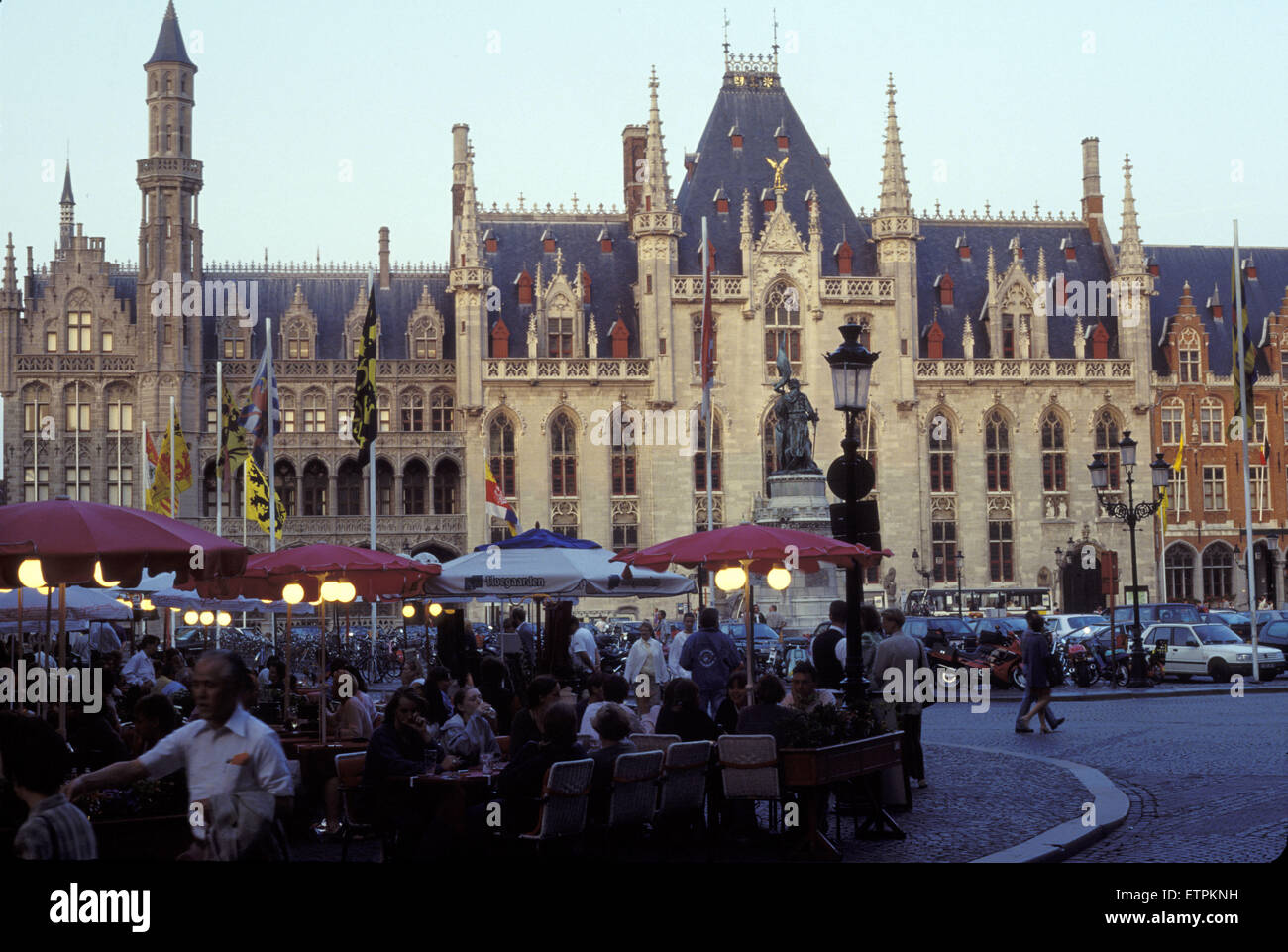 BEL, Belgium, Bruges, the Government Palace at the Market.  BEL, Belgien, Bruegge, der Provinzialhof am Markt. Stock Photo