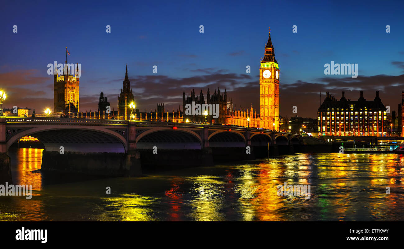 Overview london elizabeth tower hi-res stock photography and images - Alamy