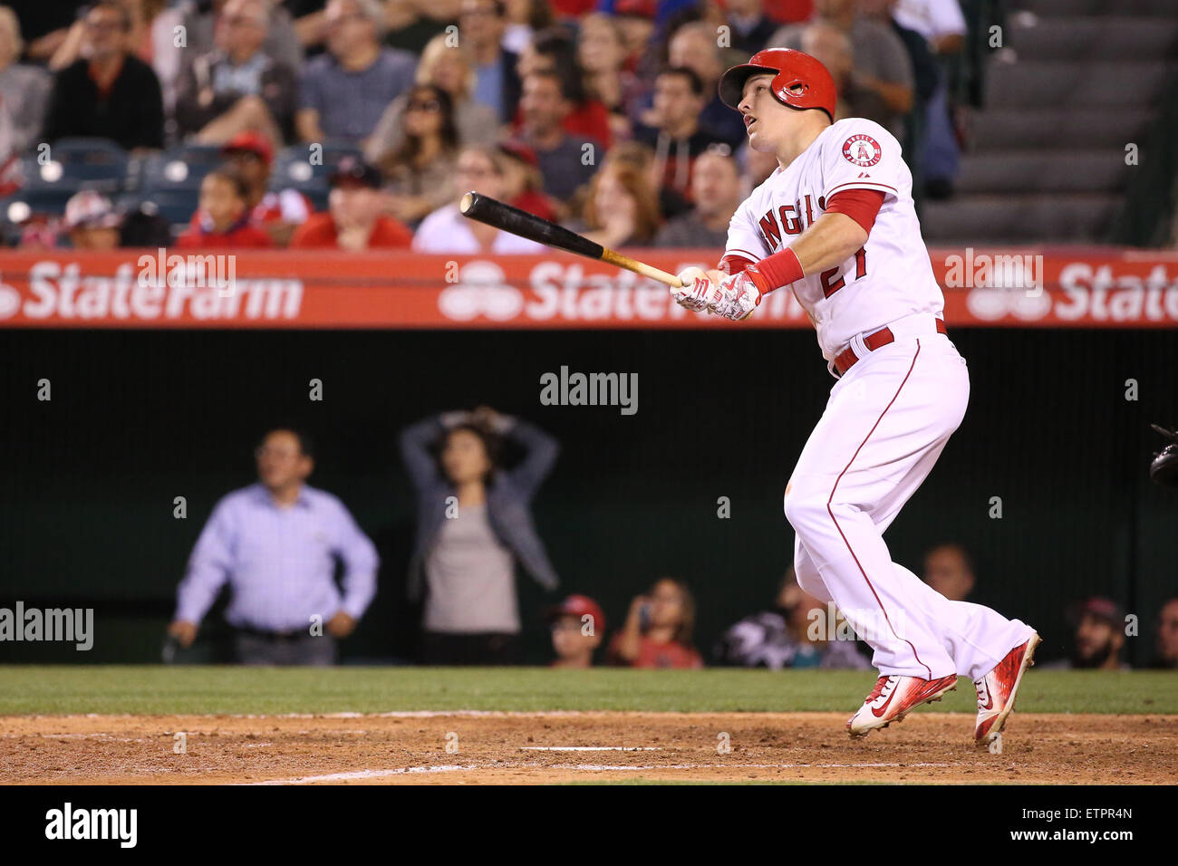 Mike trout angels hi-res stock photography and images - Alamy