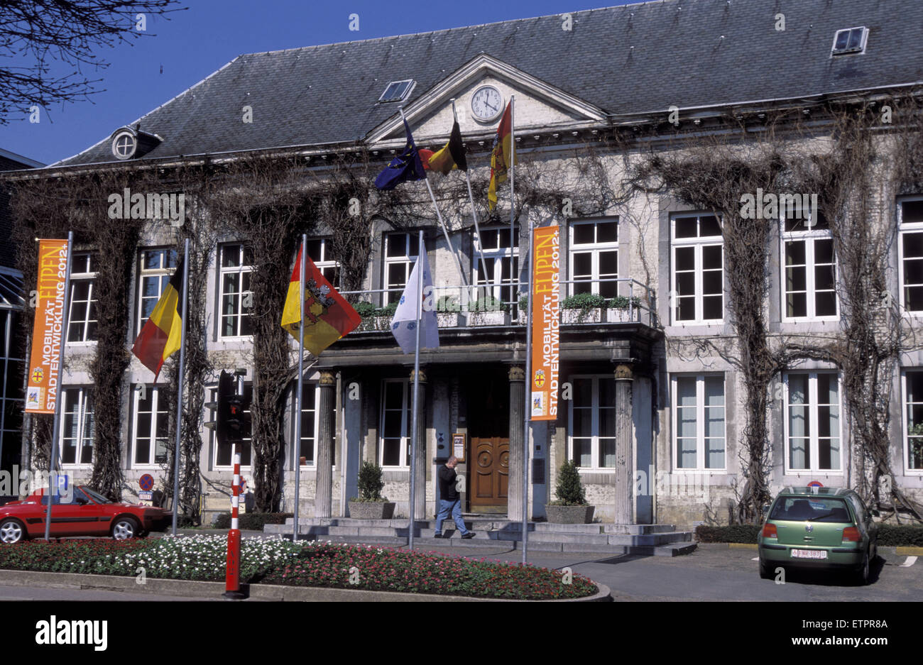 BEL, Belgium, Eastbelgium, Eupen, the town hall.  BEL, Belgien, Ostbelgien, Eupen, das Rathaus. Stock Photo
