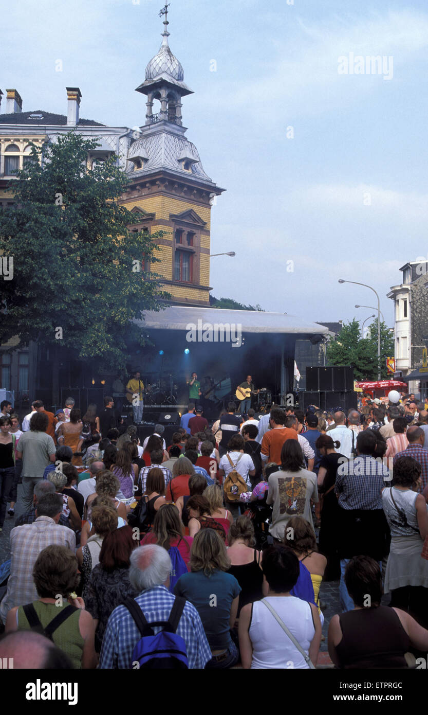 BEL, Belgium, Eastbelgium, Eupen, the open air music festival Musik