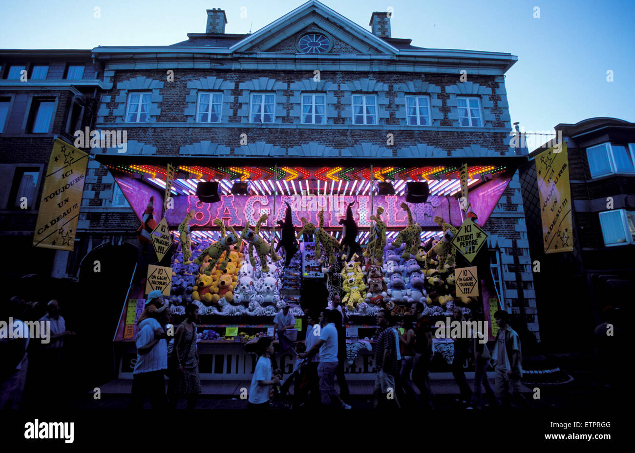 BEL, Belgium, Eastbelgium, Eupen, kermis in the city. BEL, Belgien,  Ostbelgien, Eupen, Kirmes in der Innenstadt Stock Photo - Alamy