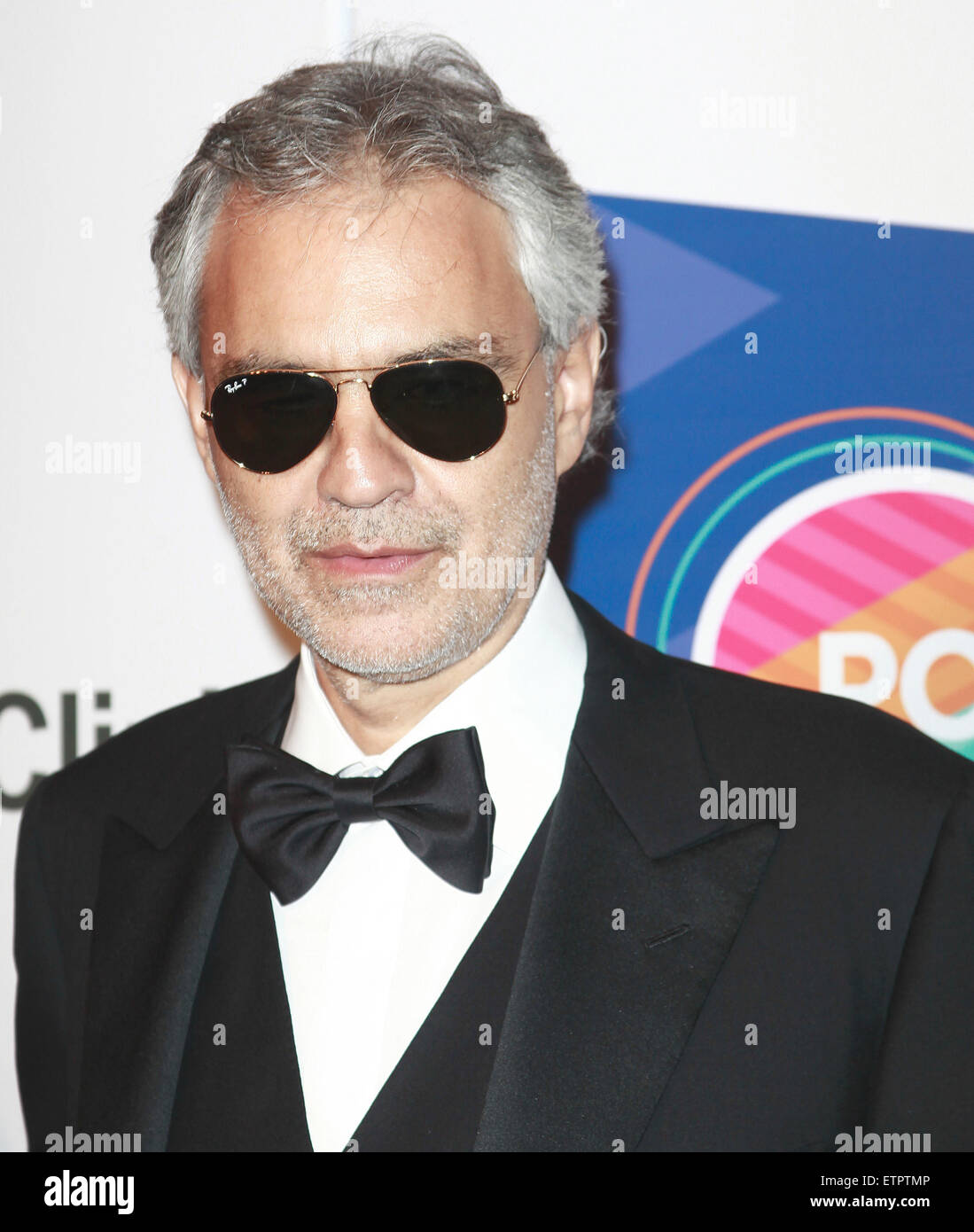 Las Vegas, Nevada, USA. 13th June, 2015. Singer Andrea Boccelli attends the Keep Memory Alive's 19th Annual ''Power of Love'' gala on June 13, 2015 at the MGM Grand Arena in Las Vegas, Nevada © Marcel Thomas/ZUMA Wire/Alamy Live News Stock Photo