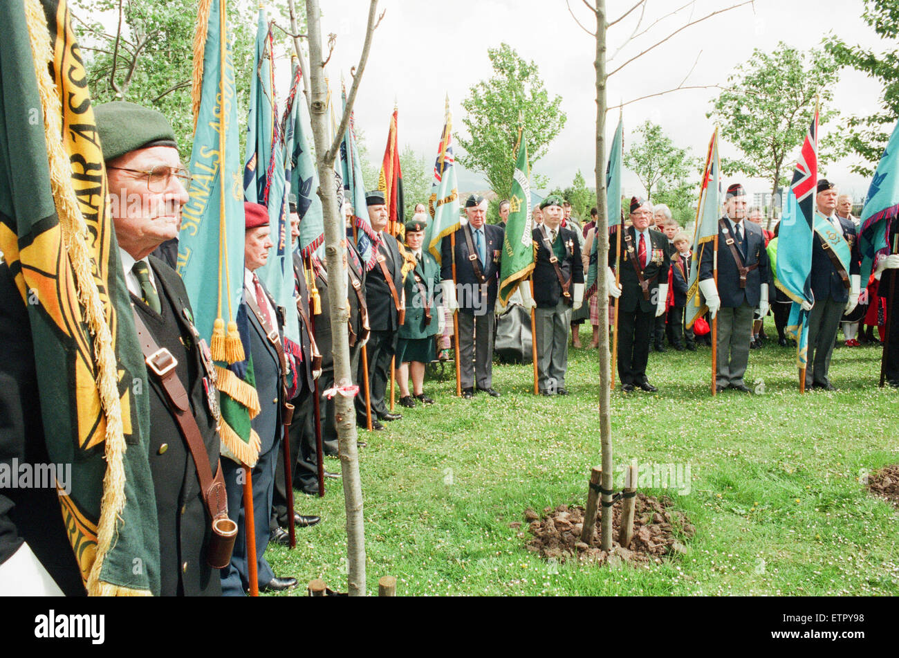 Thornaby Aerodrome Memorial, Unveiling and service of dedication