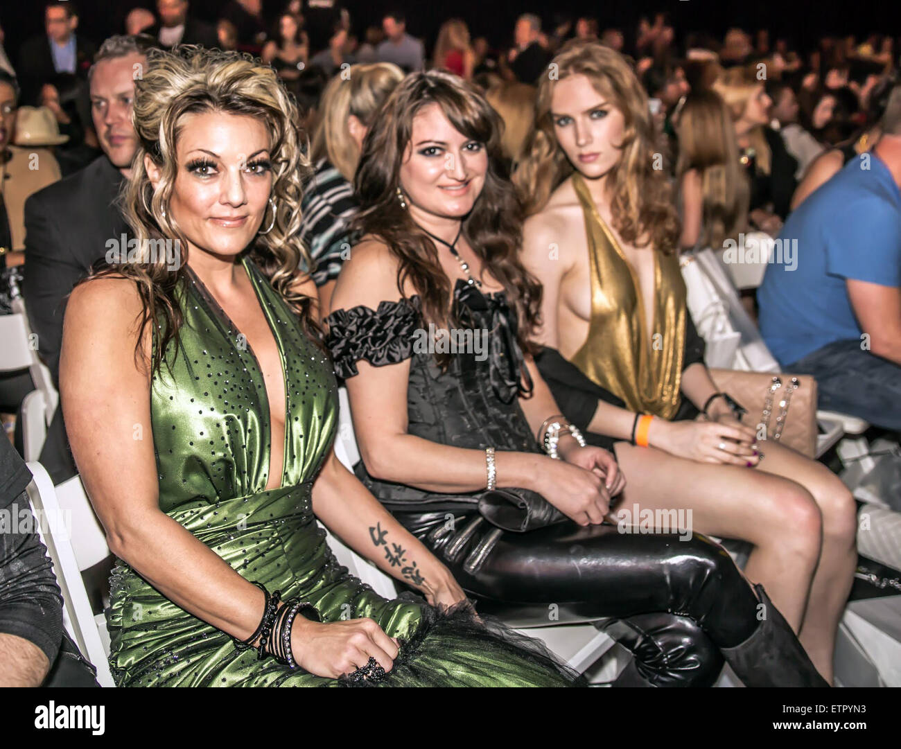 Style Fashion Week 2015 - Celebrity Sightings  Featuring: Charlotte Kirk, Heather Chadwell, Vikki Lizzi Where: Los Angeles, California, United States When: 22 Mar 2015 Credit: WENN.com Stock Photo