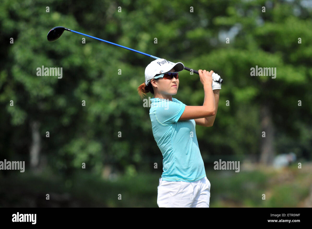 Jennifer Song in action during the KPMG Women's PGA Championship at