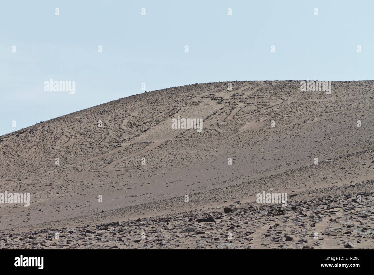 Geoglyphe El Gigante in the Atacma Desert, Northern Chile Stock Photo