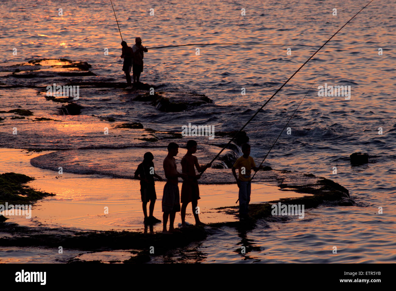 Fishing beirut sea mediterranean hi-res stock photography and images - Alamy