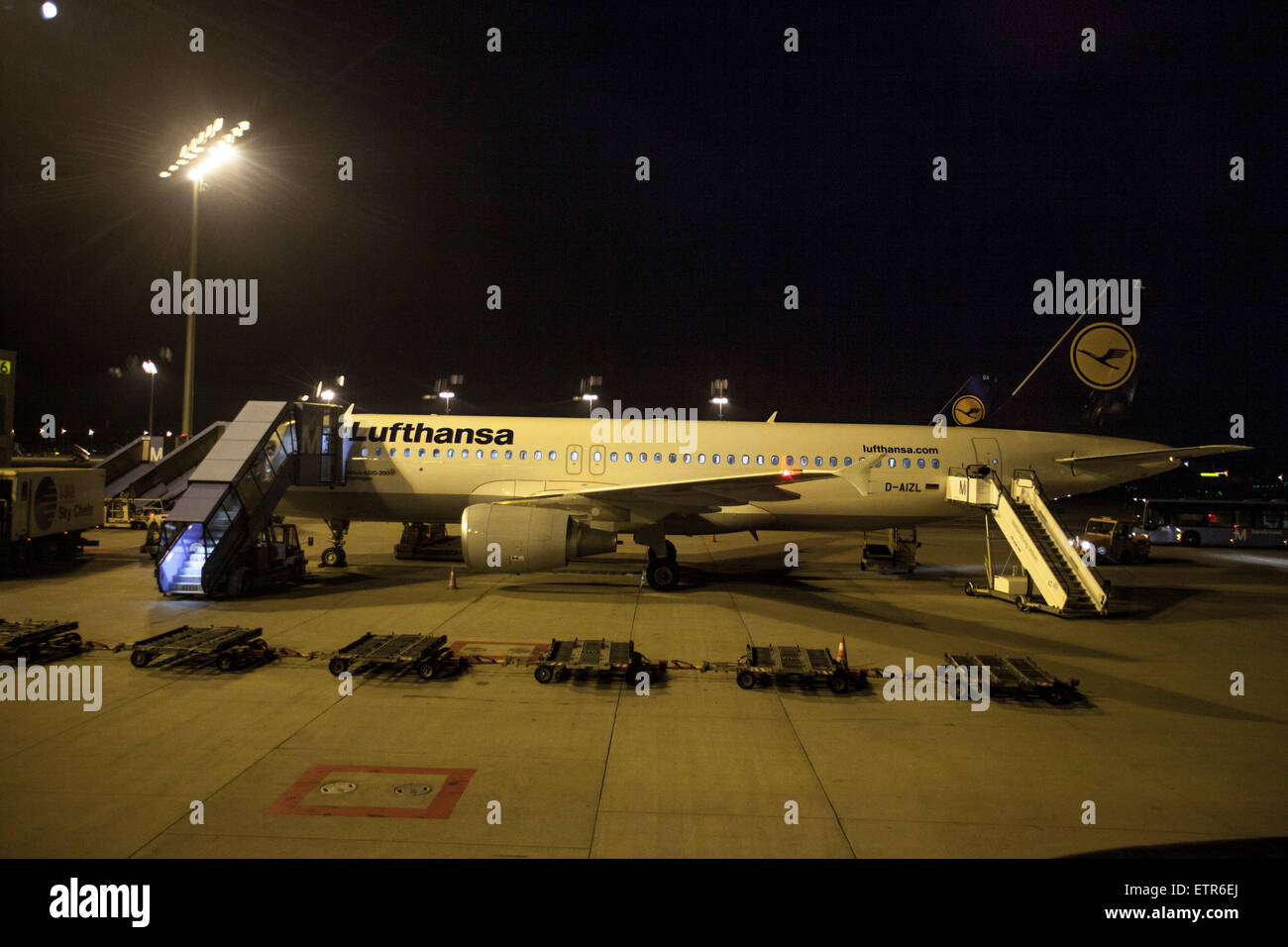 Airplane on ground control airport, Barcelona, Spain, Catalonia, Europe