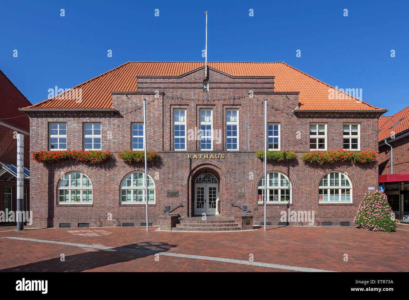 City hall, Westerstede, Ammerland, Lower Saxony, Germany Stock Photo - Alamy