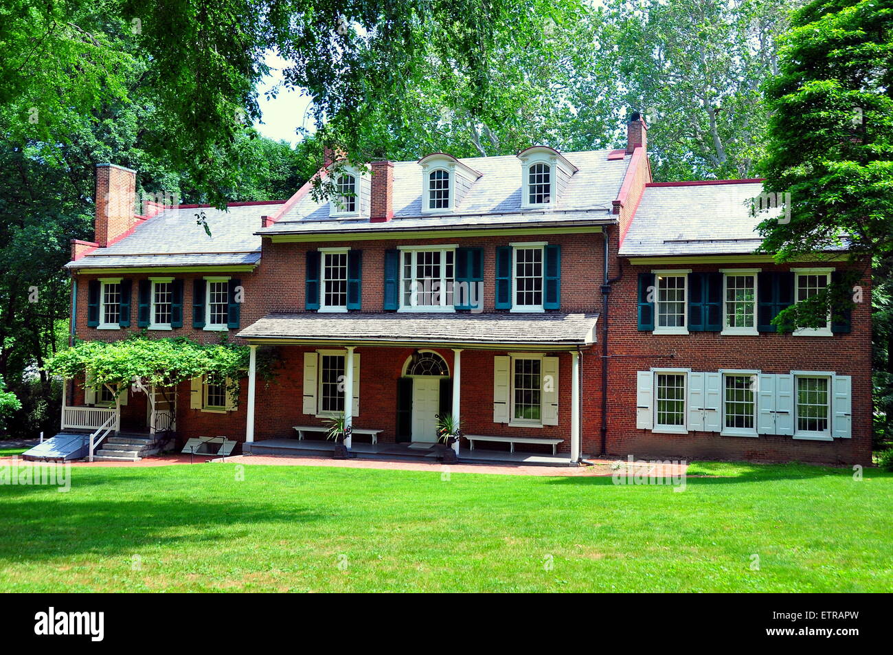 Lancaster, Pennsylvania: Federal-style historic Wheatland mansion, home ...