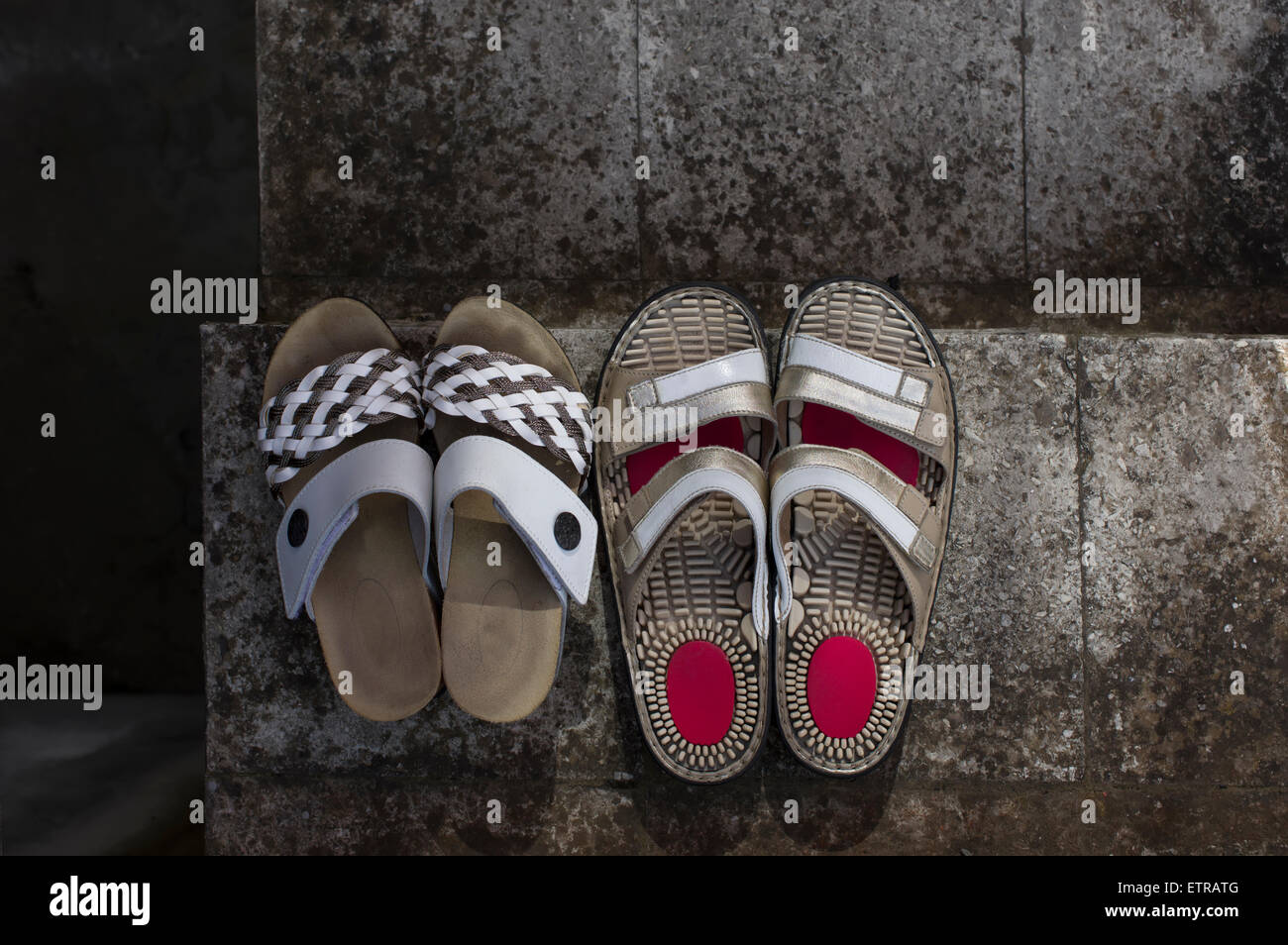 Different Size Shoes Stock Photo Alamy