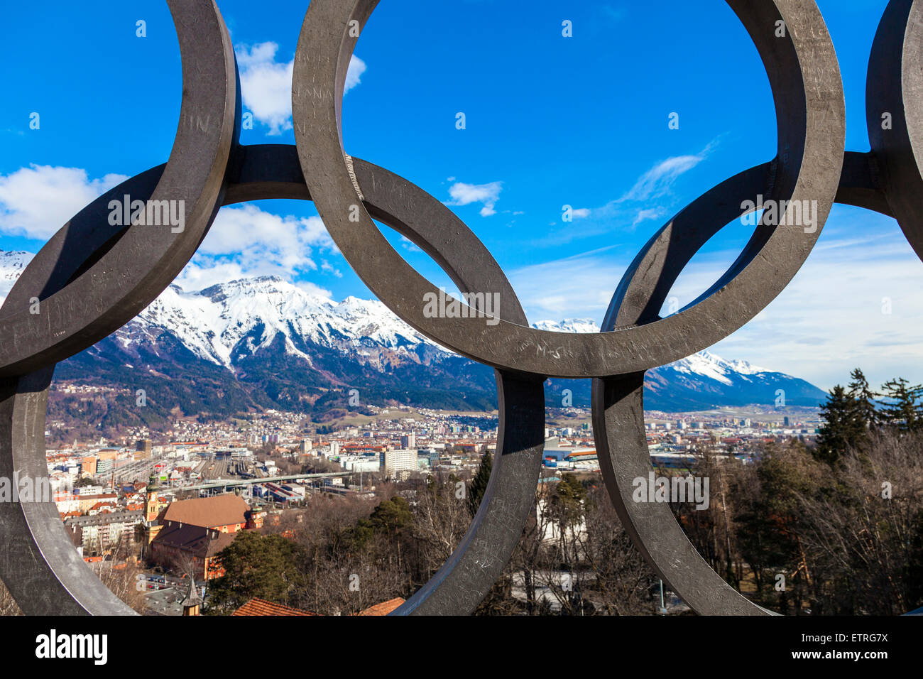 Winter Olympic Games Innsbruck, Austria High Resolution Stock