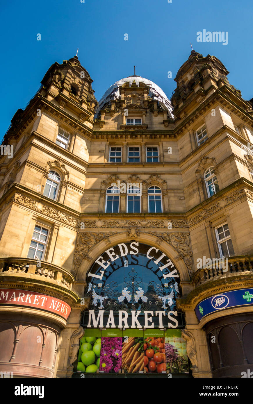 Leeds Market, Leeds, UK Stock Photo Alamy