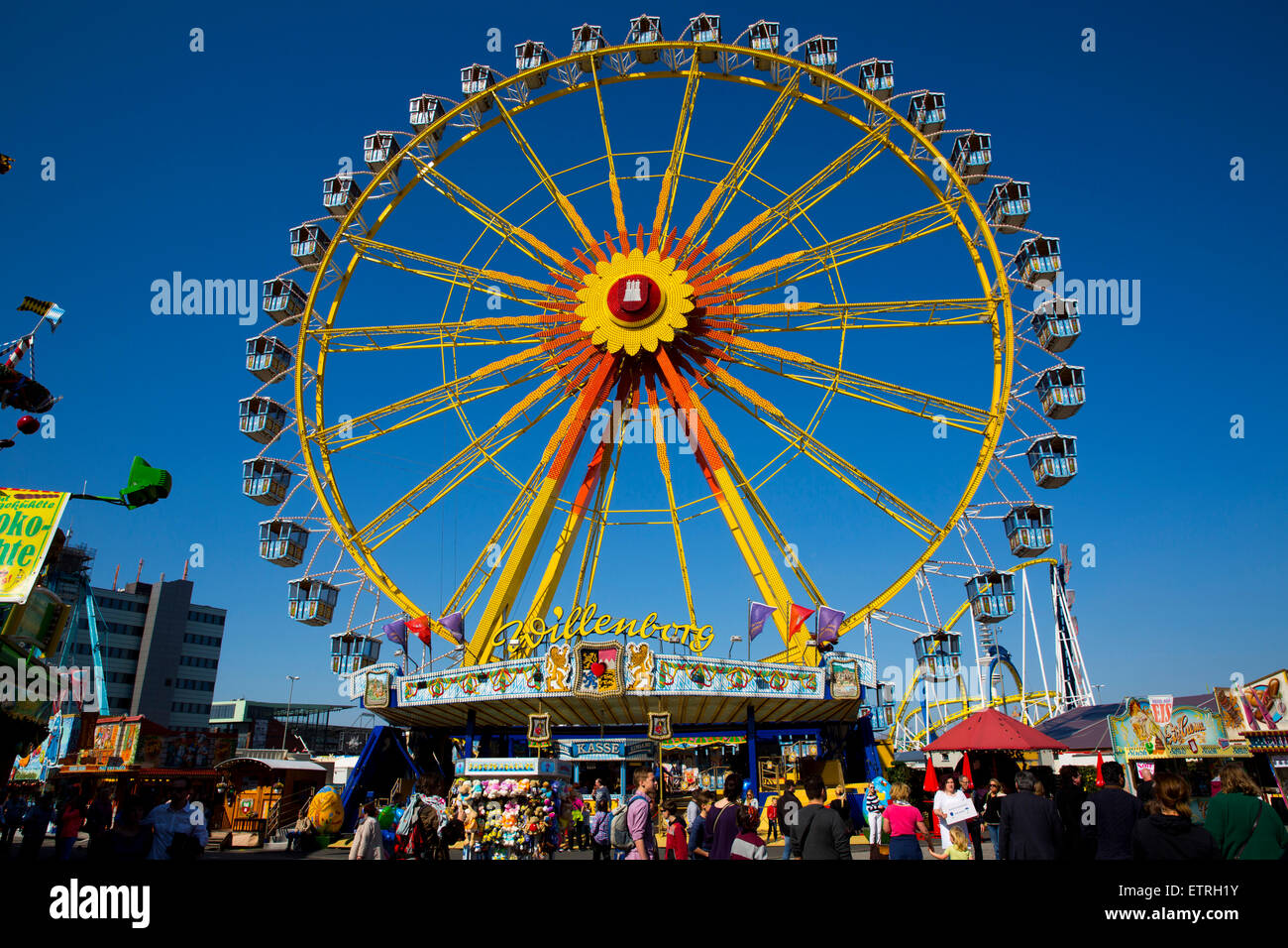 County Fair Hamburger DOM in Hamburg, Germany Stock Photo Alamy