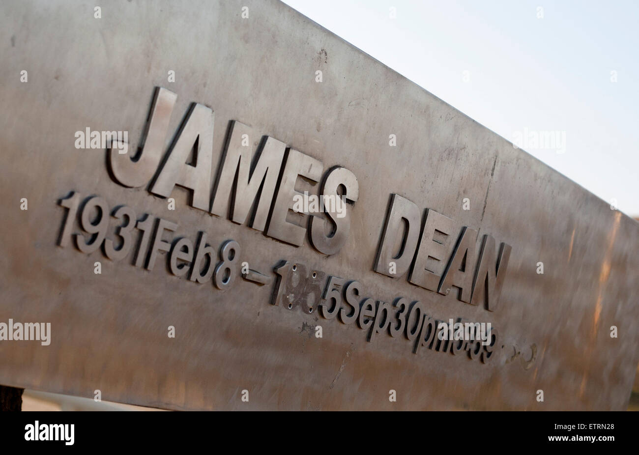 James Dean Memorial Junction High Resolution Stock Photography and