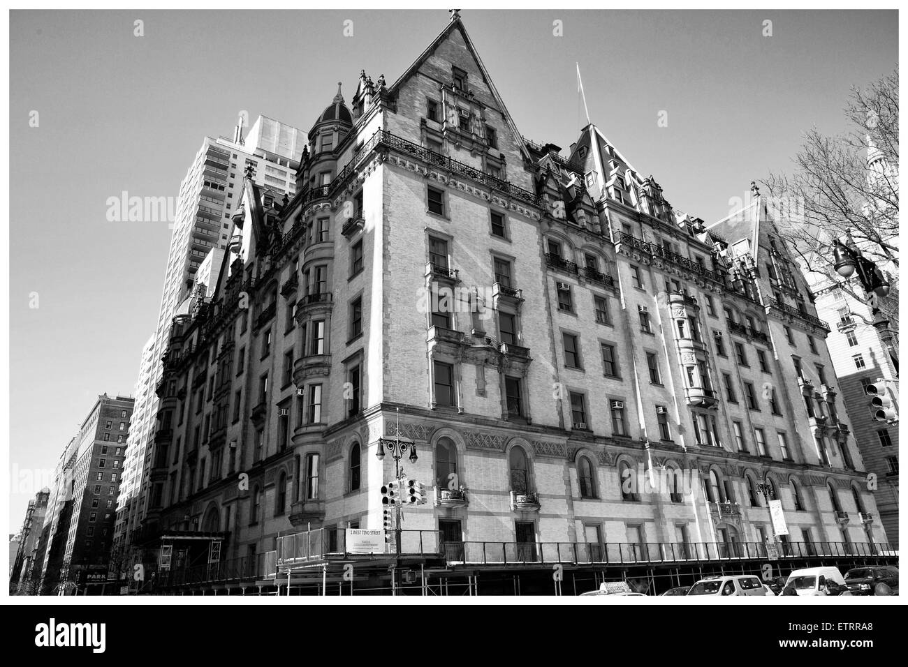 The famous Dakota Apartment Building on Central Park West in Manhattan