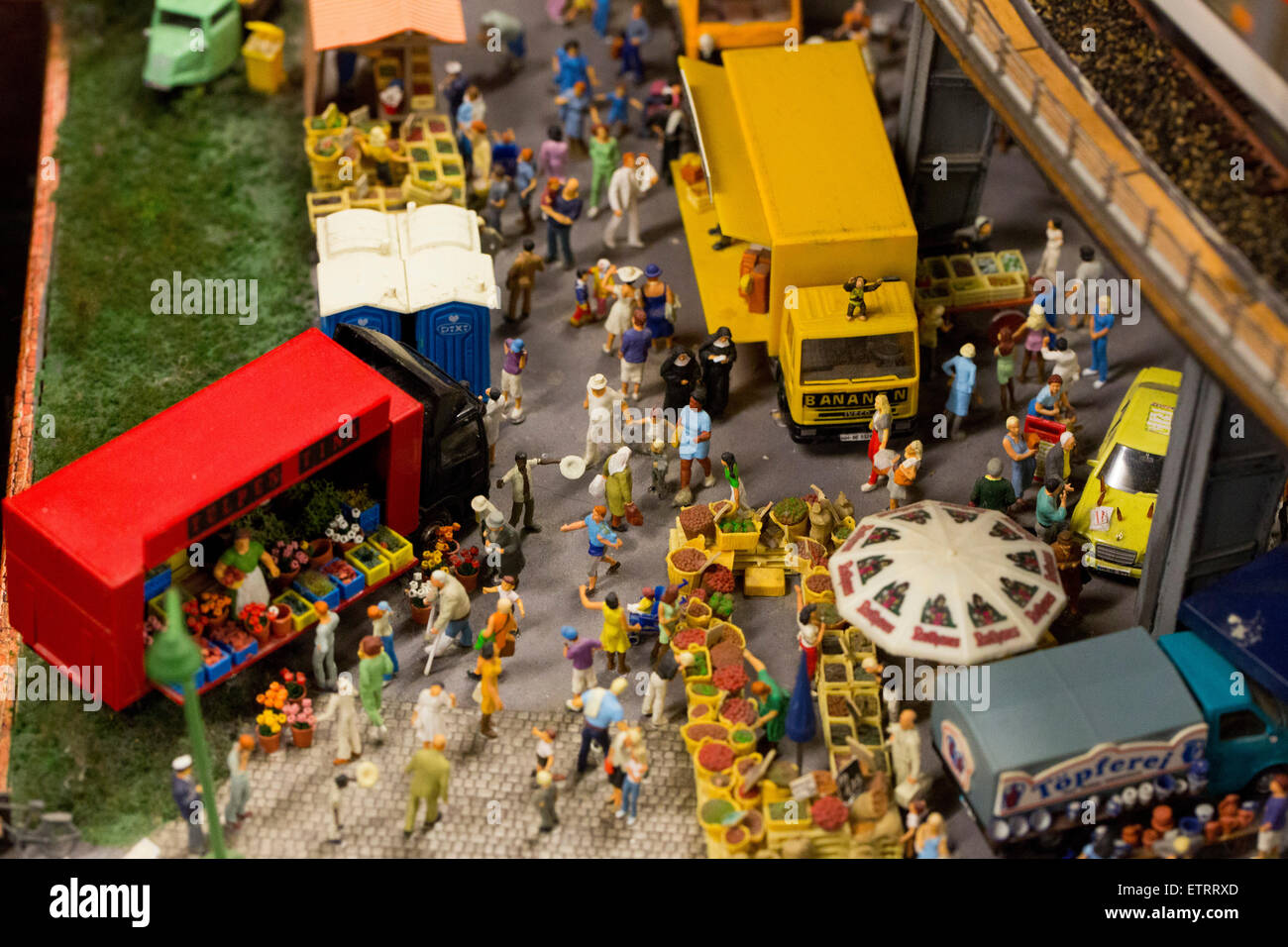 A visit inside the Miniatur Wunderland Hamburg, the largest model railway  in the world, and one of the most successful Stock Photo - Alamy