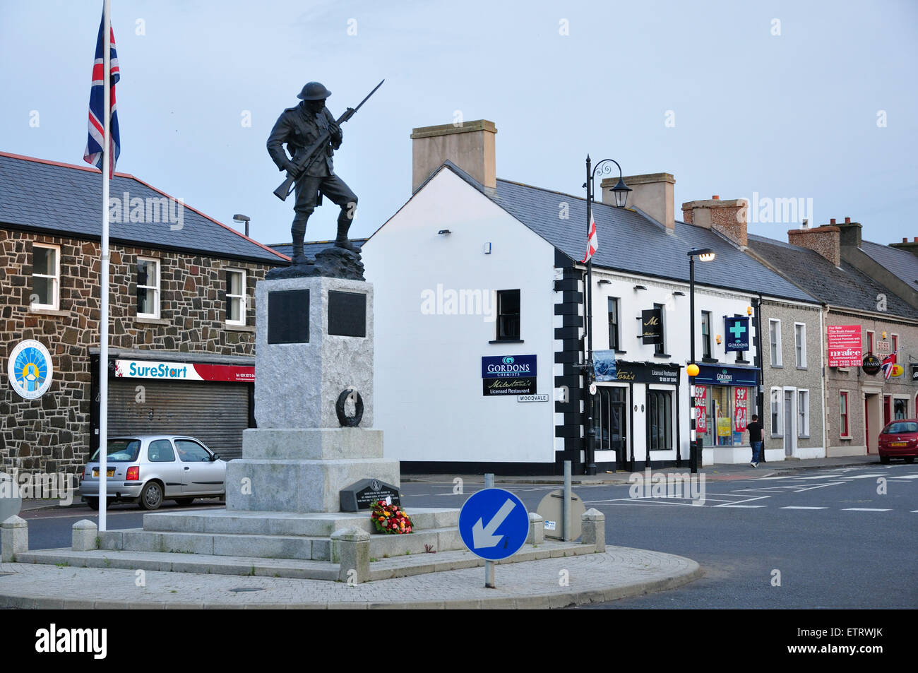 Bushmills is a village on the north coast of County Antrim, Northern Ireland, United Kingdom, UK