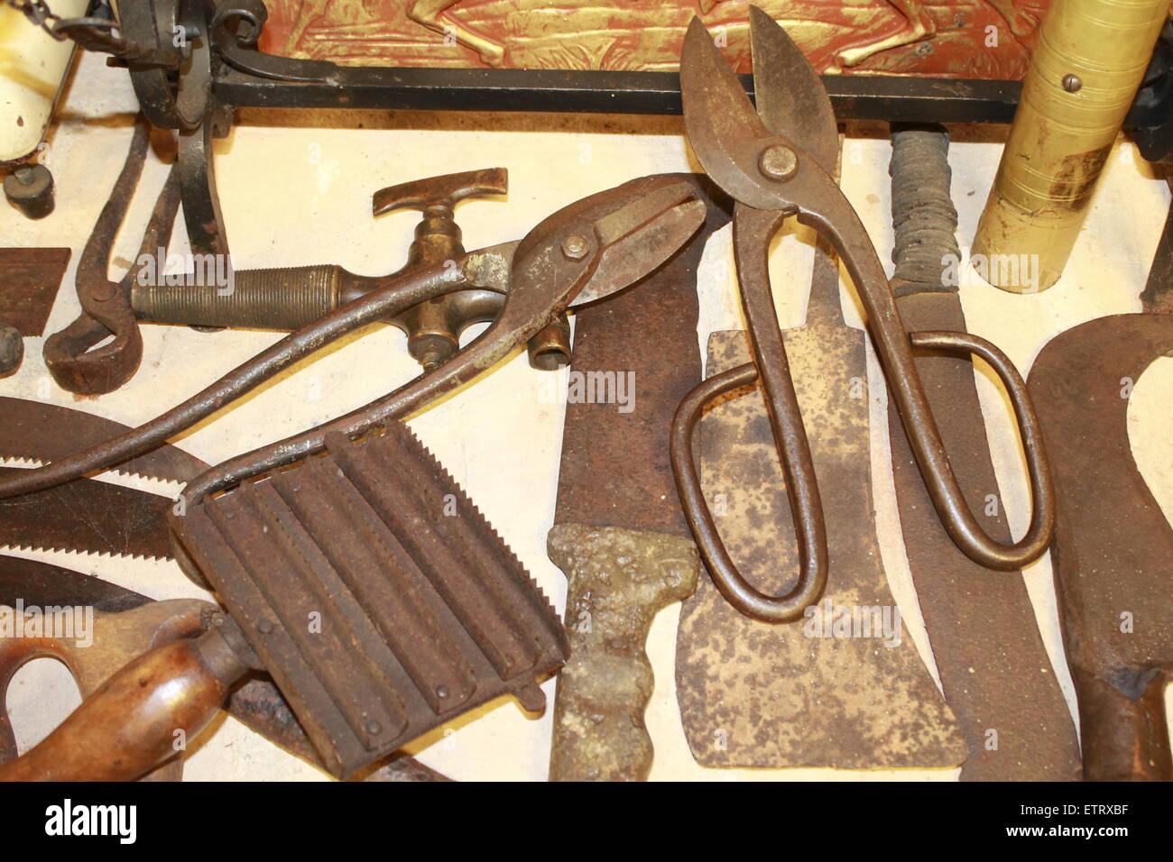 Ancient iron tools hires stock photography and images Alamy