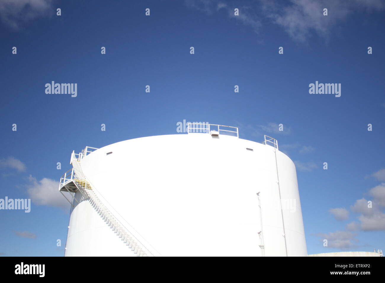A Refinery tank in Sydney, Nova Scotia Stock Photo Alamy