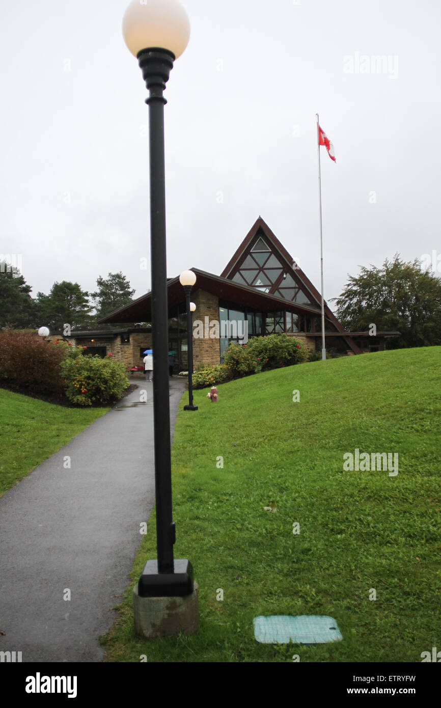 The Alexander Graham Bell Museum in Baddeck, Nova Scotia Stock Photo