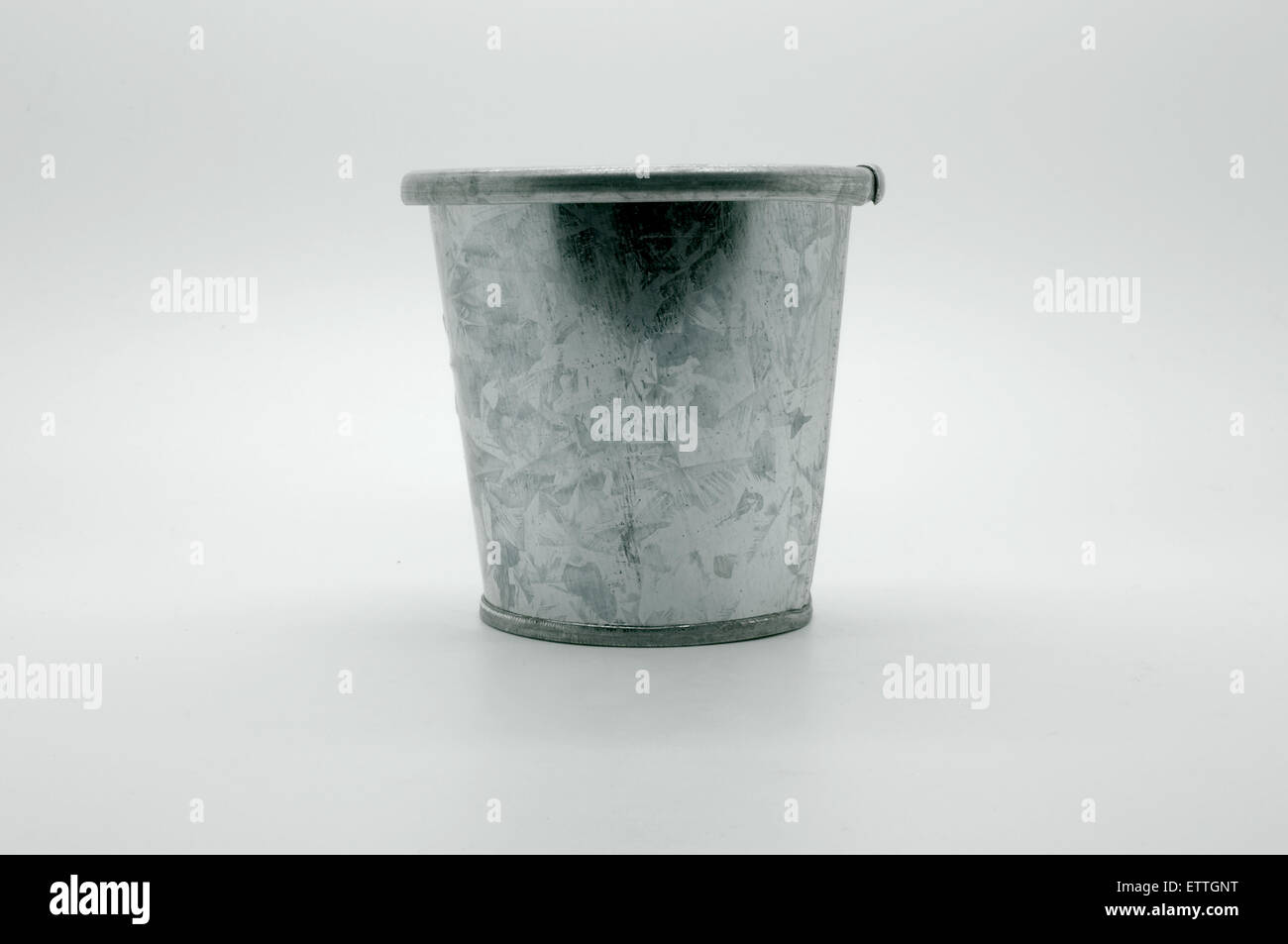 Old retro zinc bucket, pot Stock Photo Alamy