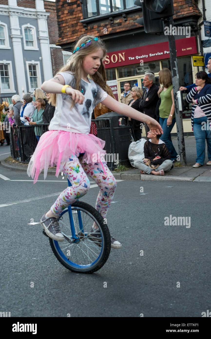 Salisbury 15th June 2015 800th Anniversary of the magna carta community pageant & celebration held in salisbury a spectacular colourful procession through the city of Salisbury Credit:  Paul Chambers/Alamy Live News Stock Photo